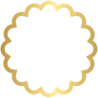 Border Frame Gold Flower PNG Clipart