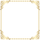 Border Frame Gold PNG Clip Art Image