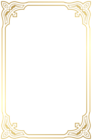 Border Frame Gold Transparent Image