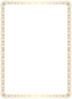 Border Frame Transparent Gold Image