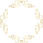 Border Round Deco Frame PNG Clip Art Image