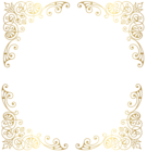 Decorative Corners Transparent Clip Art Image