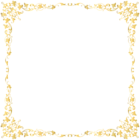 Decorative Transparent Border PNG Image