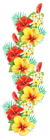 Exotic Flowers Decor PNG Clipart