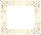 Frame Border Decorative PNG Gold Image