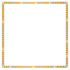 Gold Shining Border Frame Transparent Clip Art