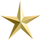 Gold Star Transparent PNG Clip Art