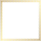 Golden Border Frame Decorative Clipart Image