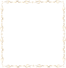 Golden Border PNG Clip Art Image