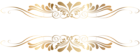 Golden Decorative Element PNG Clip Art