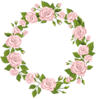 Roses Border Pink PNG Clip Art