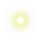 Shining Effect Yellow PNG Clip Art Image