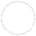 Shining Round Border Frame Transparent PNG Image