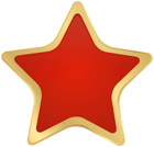 Star Red Gold PNG Clipart