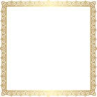 Transparent Border Frame Gold PNG Clip Art