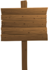 Wooden Sign PNG Clip Art Transparent Image