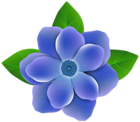 Blue Flower PNG Clip Art Image