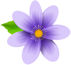 Purple Flower Clip Art Image