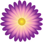 Purple Flower PNG Clipart