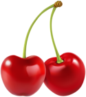 Two Cherries PNG Clip Art Image