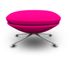 Transparent Pink Ottoman PNG Clipart