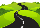 Road and Grass PNG Clipart Picture