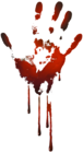 Bloody Handprint PNG Clip Art Image