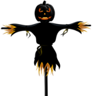 Halloween Pumpkin Scarecrow Transparent PNG Clip Art