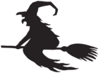 Halloween Witch Silhouette Clipart