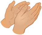 Clapping Hands PNG Clip Art Image