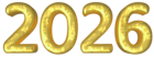 2026 Pure Gold PNG Clipart
