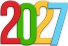 2027 Decorative PNG Clipart Image