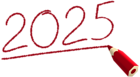 Deco 2025 with Pencil PNG Clipart.png