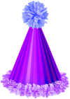 Purple Party Hat Clip Art Image