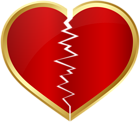 Broken Heart Transparent Clip Art Image