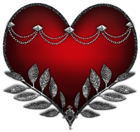 Hard Rock Style Heart Clipart