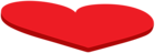 Red Fallen Heart PNG Clipart