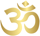 Gold Om Symbol PNG Transparent Clipart