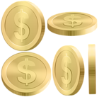 Gold Coins PNG Clip Art Image