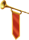 Gold Fanfare PNG Clip Art Image