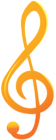 Treble Clef Transparent PNG Image