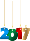 2017 Hanging Transparent PNG Clip Art Image