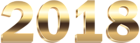 2018 Gold PNG Clip Art