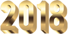 2018 Gold Transparent Clip Art