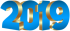 2019 Blue Gold PNG Clip Art