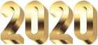 2020 Gold Transparent Clip Art