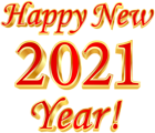 2021 Happy New Year PNG Clipart