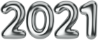 2021 Silver Foil PNG Clipart