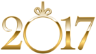 Golden Deco 2017 Transparent PNG Clip Art Image