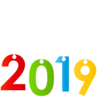 Hanging 2019 Clip Art Image